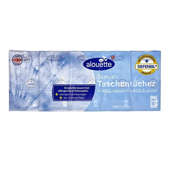Alouette Four-Ply Sensitive Facial Tissues - 15x10 Inches | Allergy Friendly