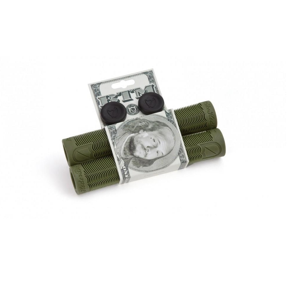 S&M Bikes BMX Hoder Grips - Army Green