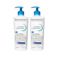 Bioderma Atoderm Moisturizing Cream (500ml x 2) - Hydrates Dry, Sensitive Skin, Hypoallergenic Face & Body Cream, Large Size
