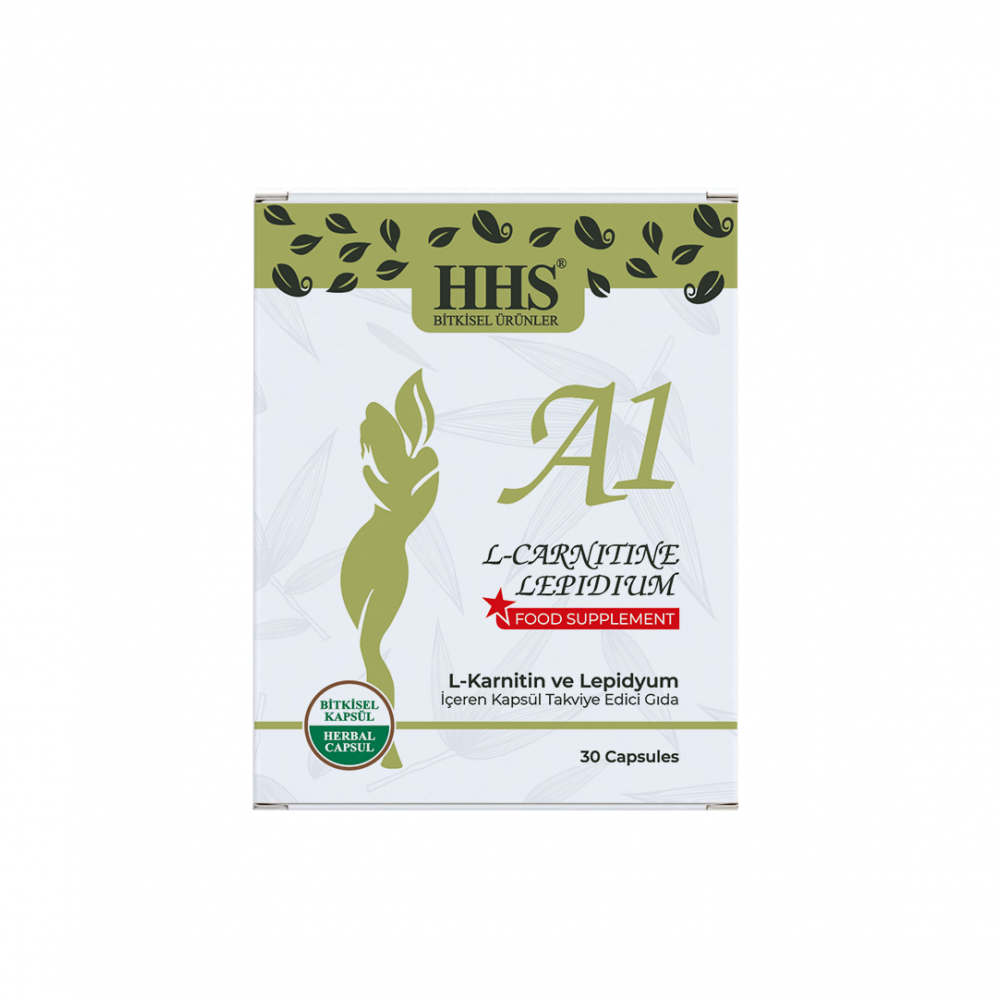 L-Carnitine Lepidium Supplement - 30 Capsules | HHS A1