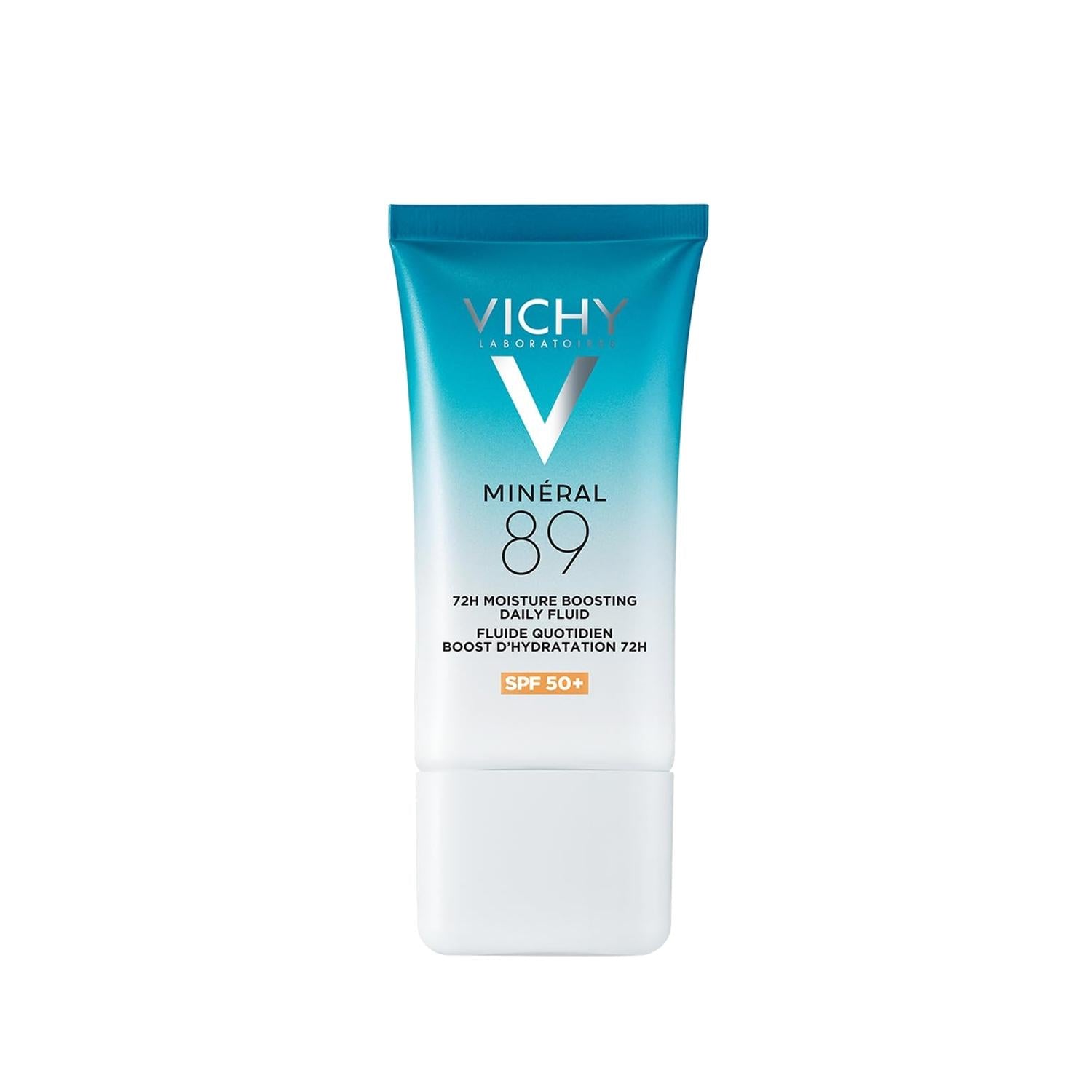 Vichy Mineral 89 SPF 50+ Sunscreen Cream - 72 Hour Moisturizing, Mineral Sunscreen for UV Protection