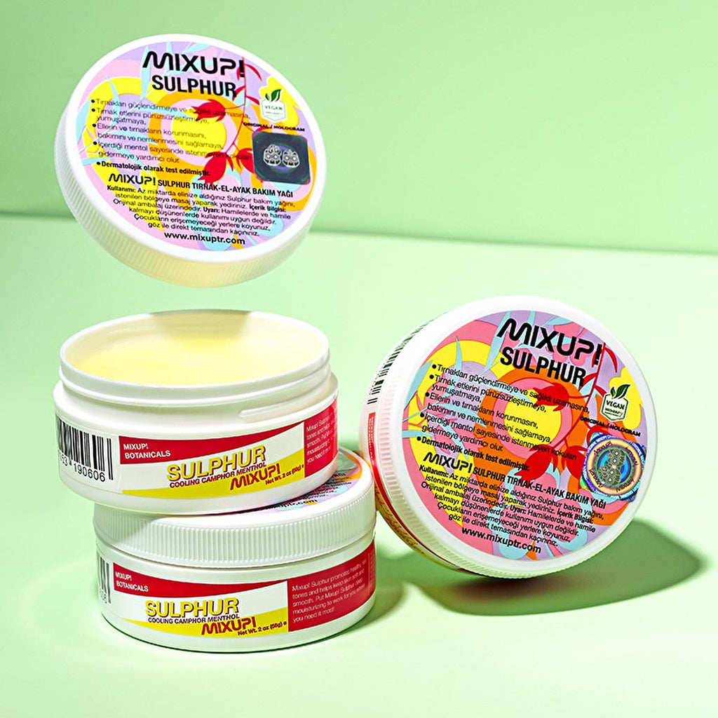Mixup Sulphur Nail Care Oil - Promotes Nail Growth & Hydration, Vegan & Cruelty-Free
