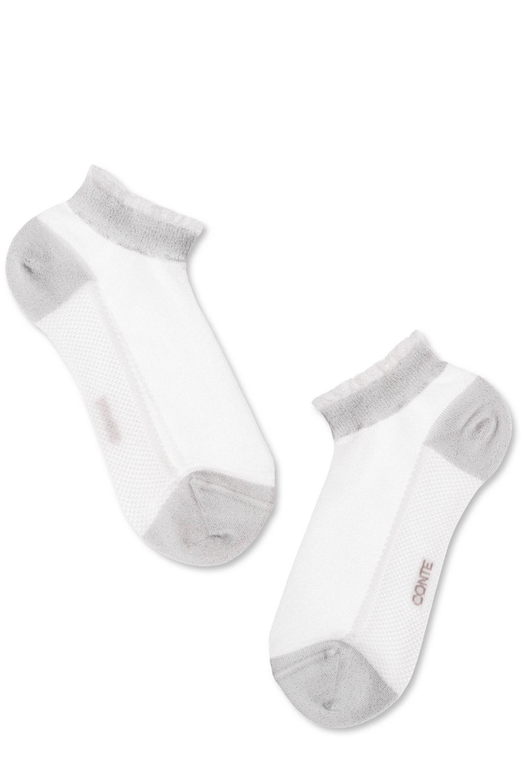 TheRanok.com Ankle Socks Conte Active - 229 Transparent with Lurex — color detail