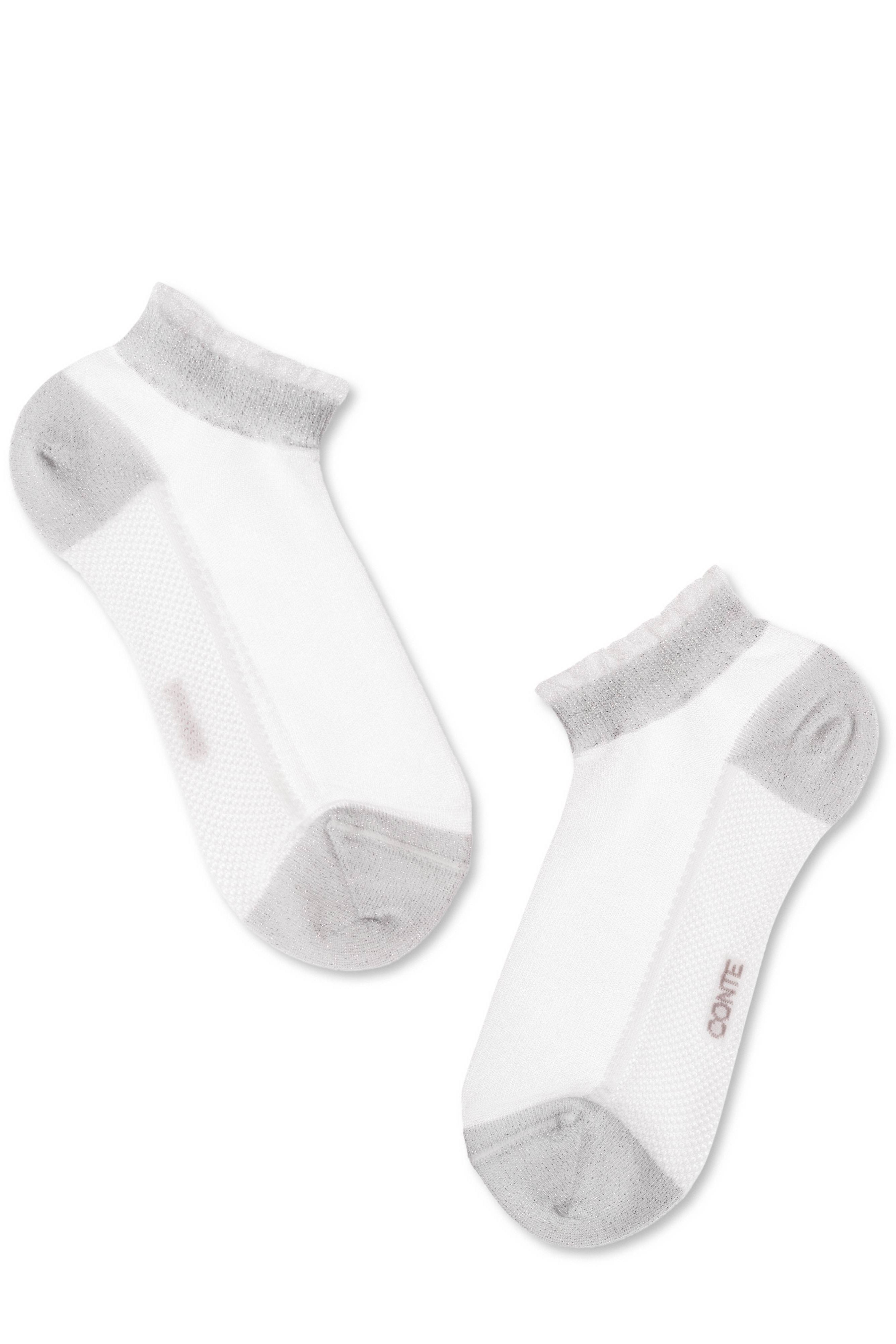 TheRanok.com Ankle Socks Conte Active - 229 Transparent with Lurex — color detail