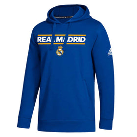 adidas Men's Real Madrid 2022-23 Dassler Hoodie - Royal Blue/White