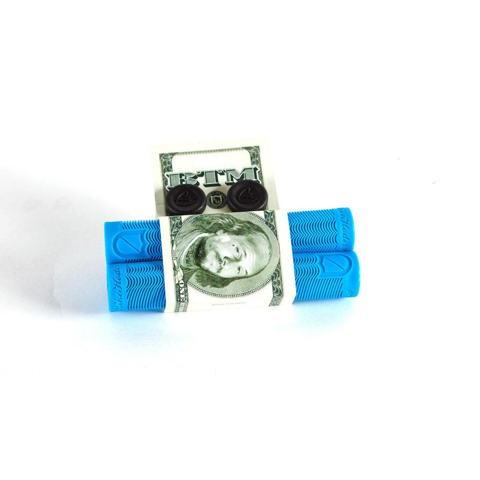 S&M Bikes BMX Hoder Grips - Cyan Blue