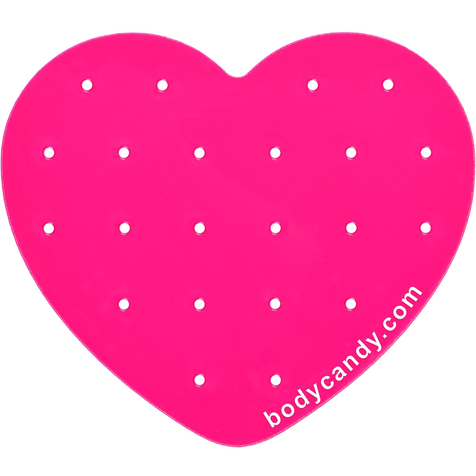 BodyCandy Heart Travel Flat Back Earring Palette — detail close-up