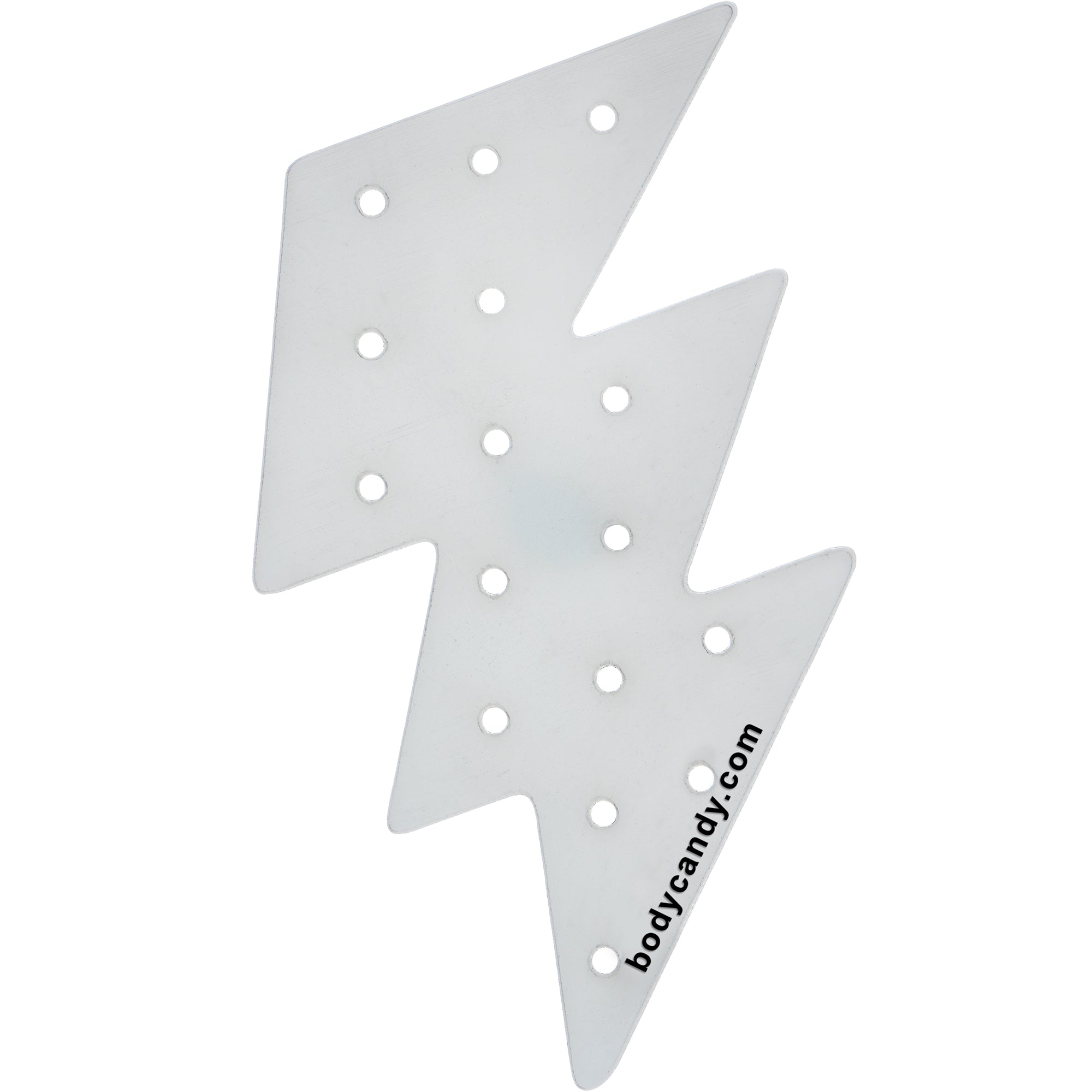 BodyCandy Glow in the Dark Lightning Travel Flat Back Earring Palette — detail close-up