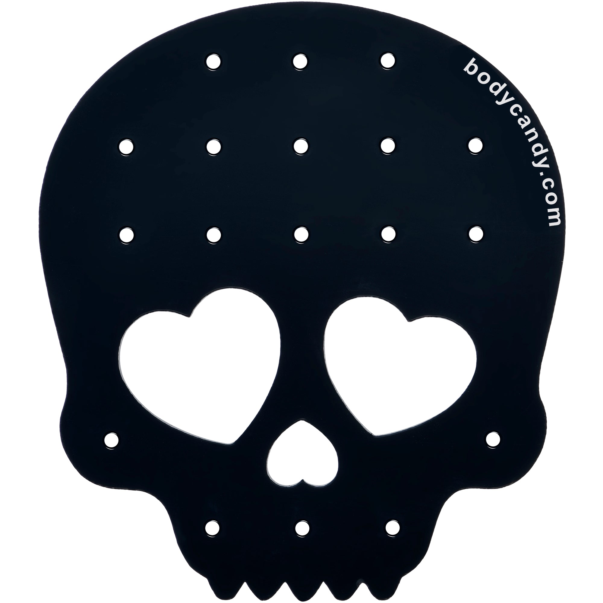 BodyCandy Skull Travel Flat Back Earring Palette — side view