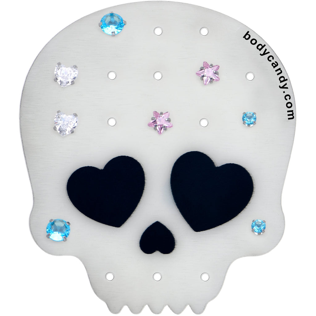 BodyCandy Skull Travel Flat Back Earring Palette — packaging