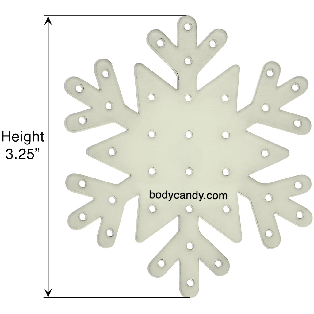 BodyCandy Glow in the Dark Snowflake Travel Flat Back Earring Palette — lifestyle context