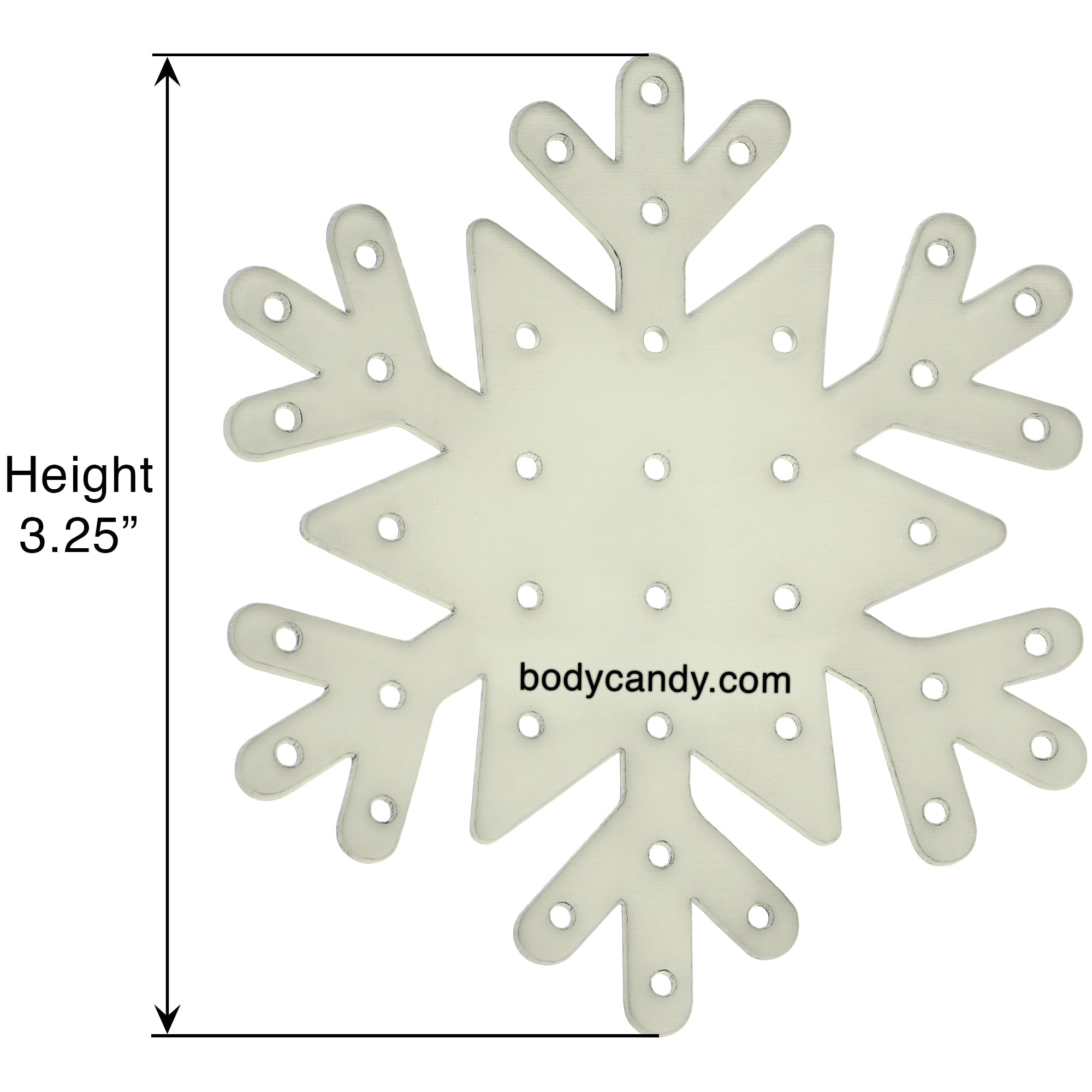 BodyCandy Glow in the Dark Snowflake Travel Flat Back Earring Palette — lifestyle context