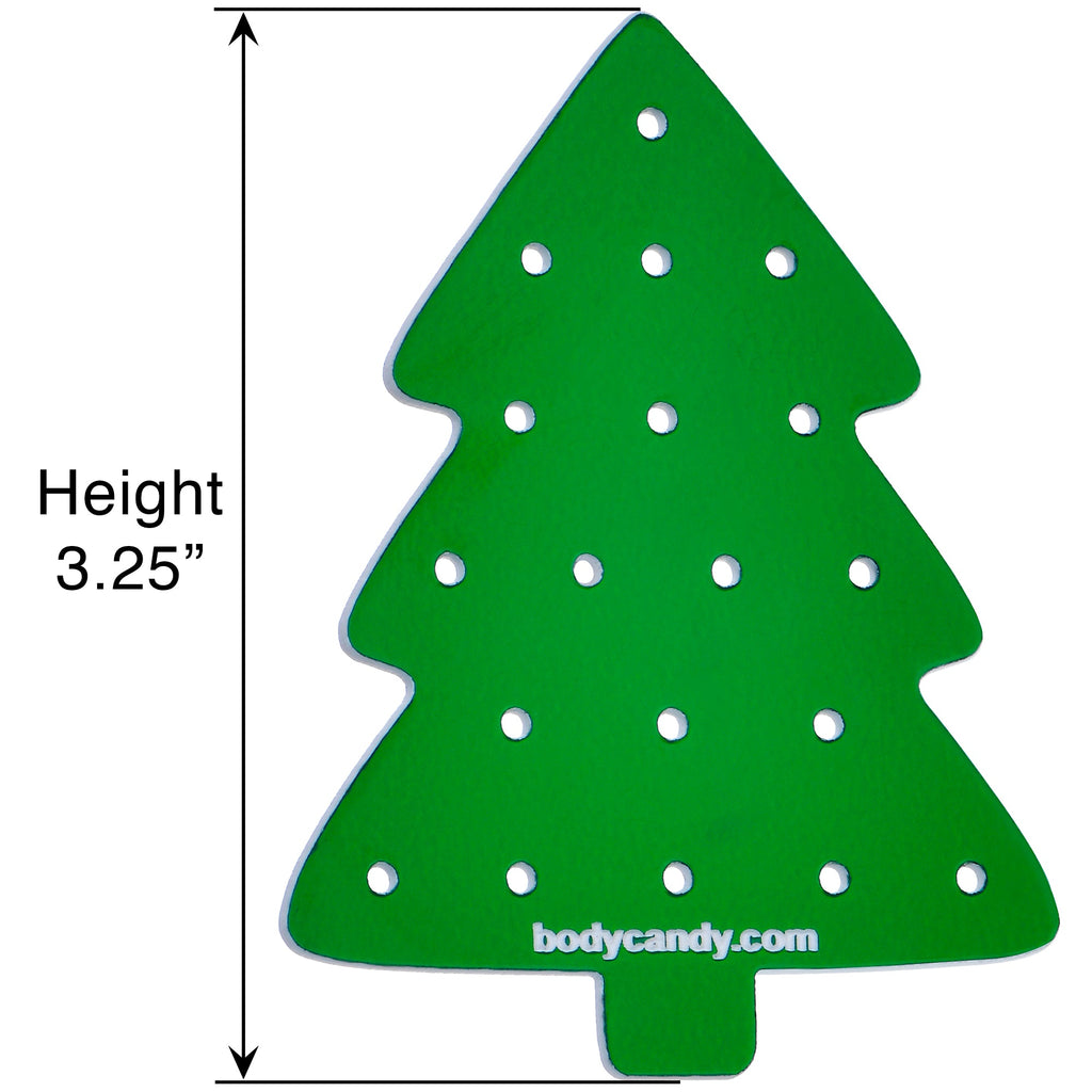BodyCandy Christmas Tree Travel Flat Back Earring Palette — lifestyle context