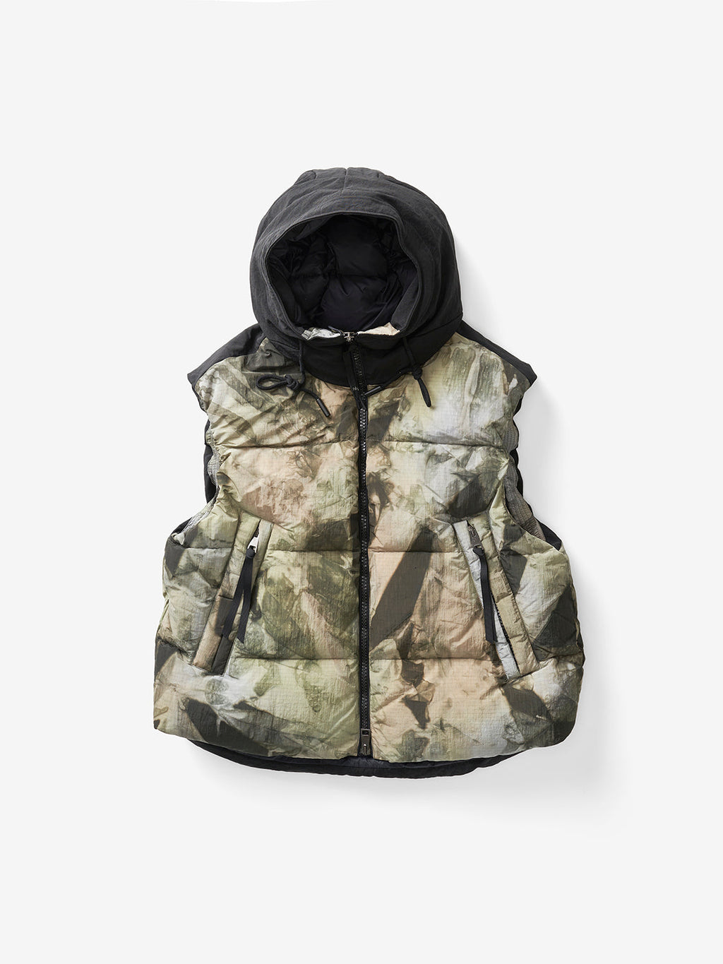 Holden Outerwear Hooded Down Vest - Rekall Tie — Holden Outerwear branding close-up