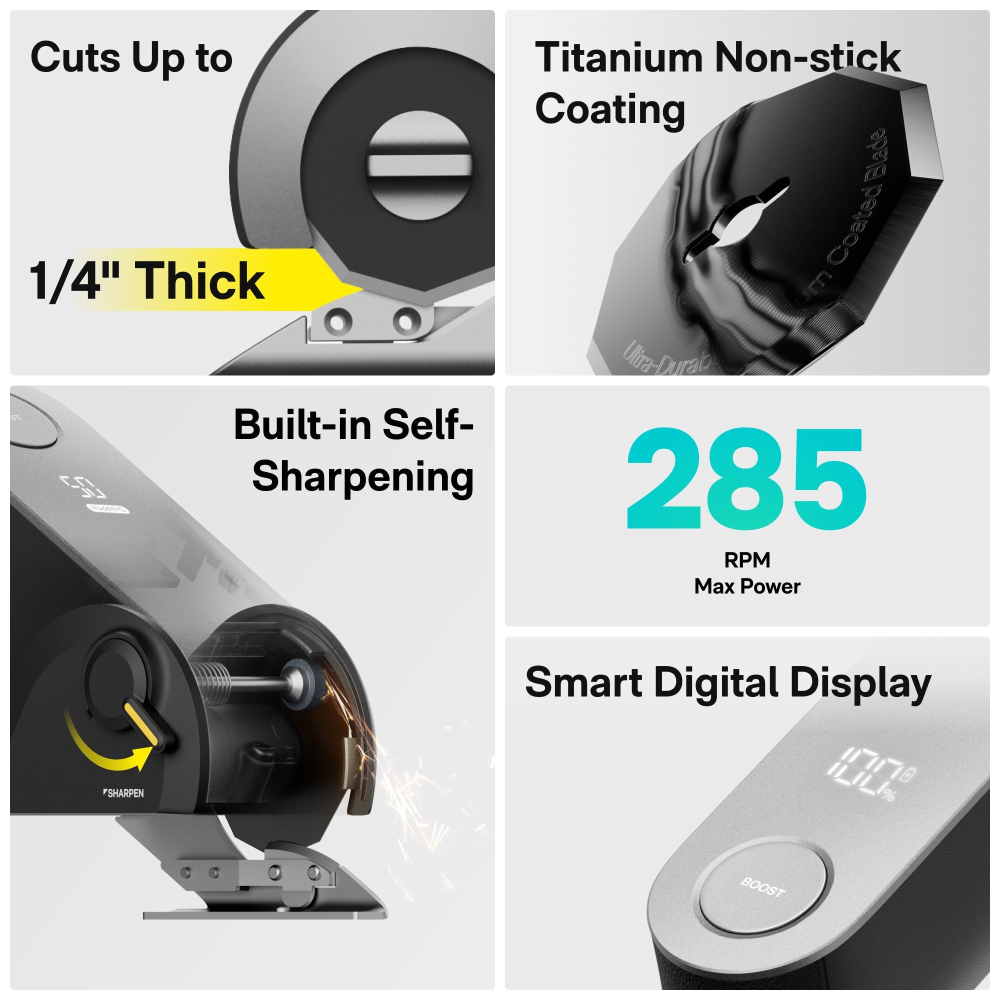 HOTO EdgeFlow Cordless Electric Scissors, view 4