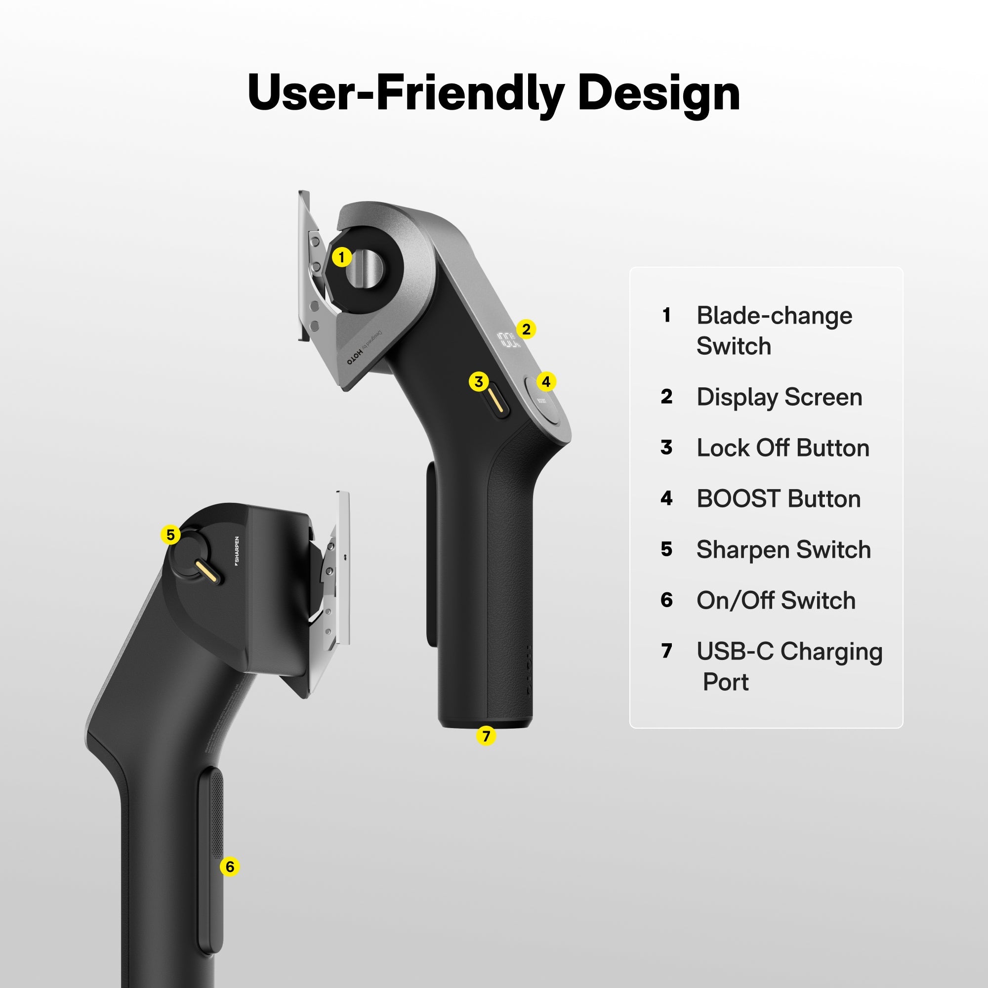 HOTO EdgeFlow Cordless Electric Scissors, view 14