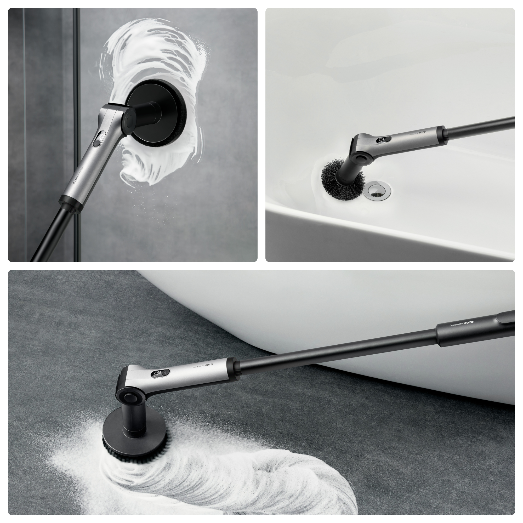 HOTO Flexi™ Cordless Spin Scrubber, view 6