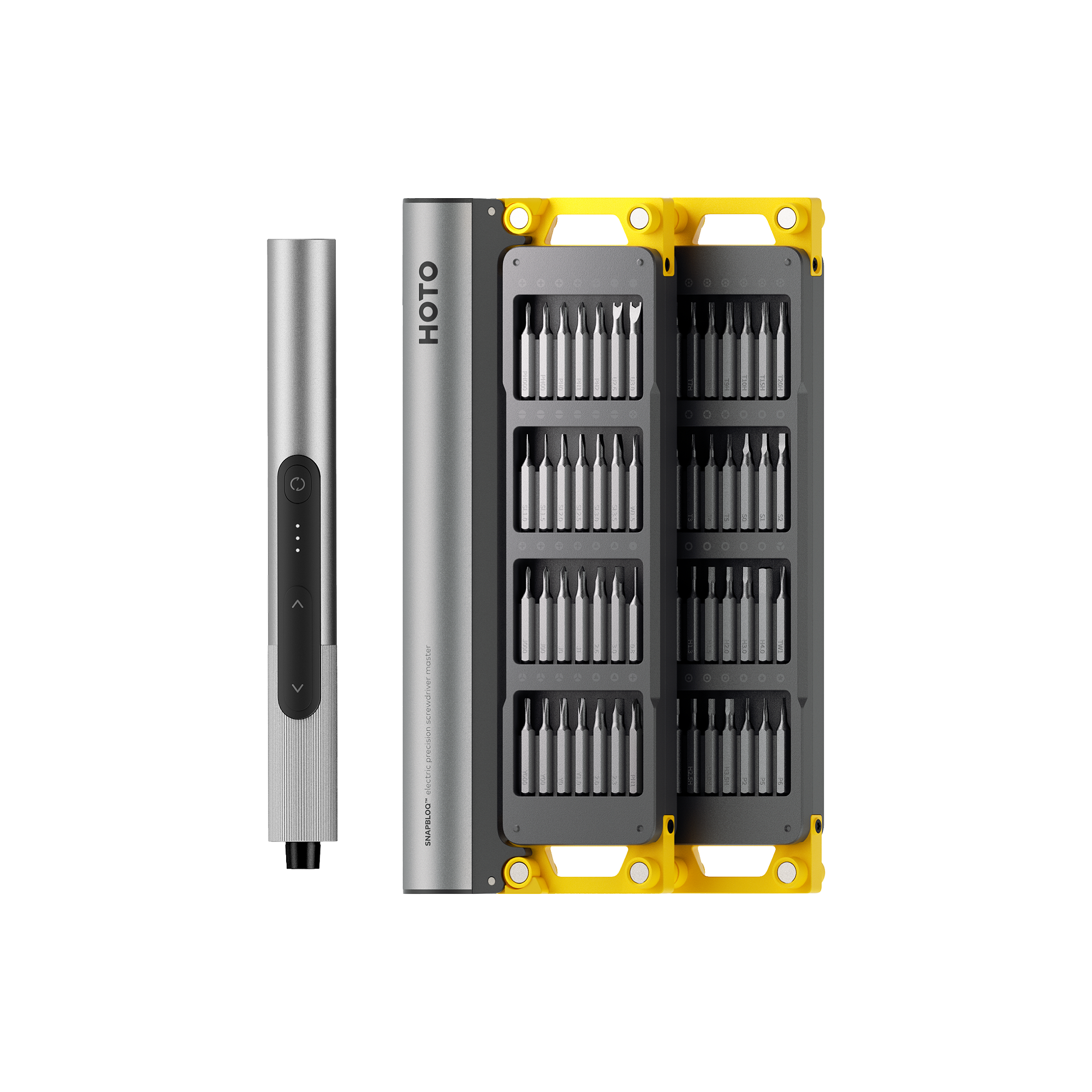 SNAPBLOQ™ S-A01 Electric Precision Screwdriver Master Set – HOTO