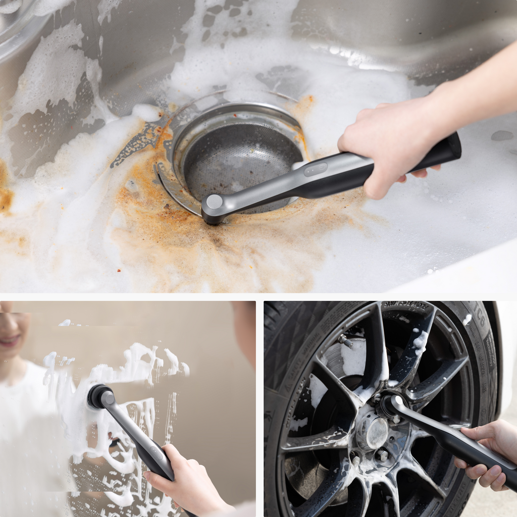HOTO Wand™ Cordless Spin Scrubber, view 3