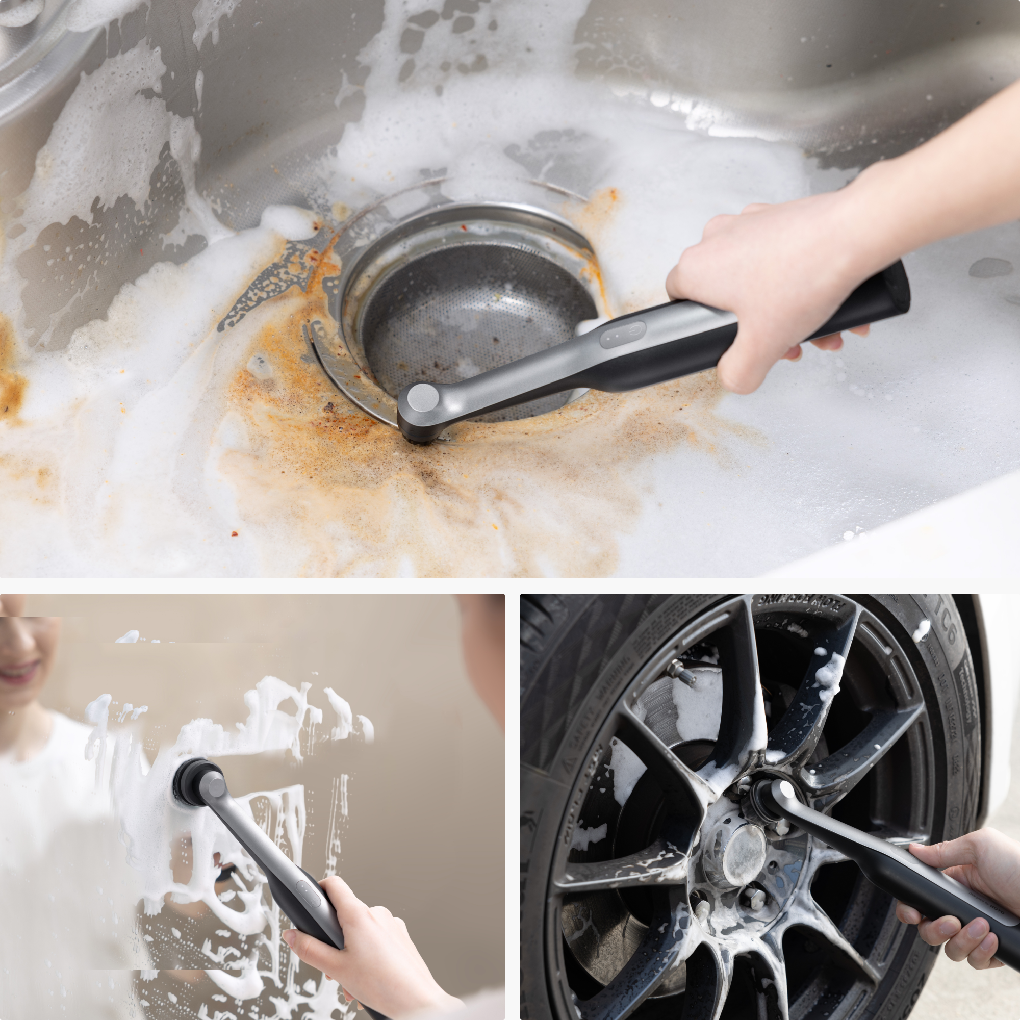 HOTO Wand™ Cordless Spin Scrubber, view 3