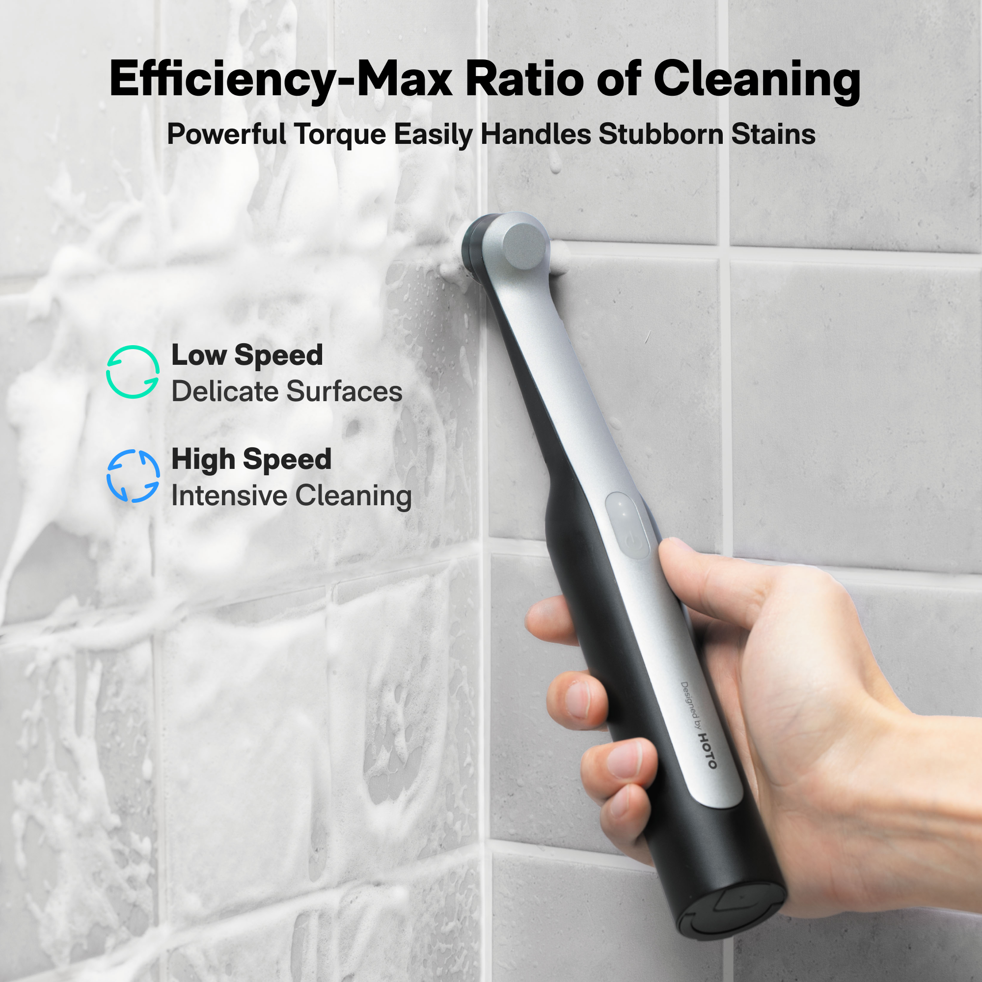 HOTO Wand™ Cordless Spin Scrubber, view 6