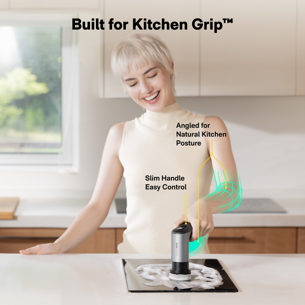 HOTO Grip™ Cordless Spin Scrubber, view 12