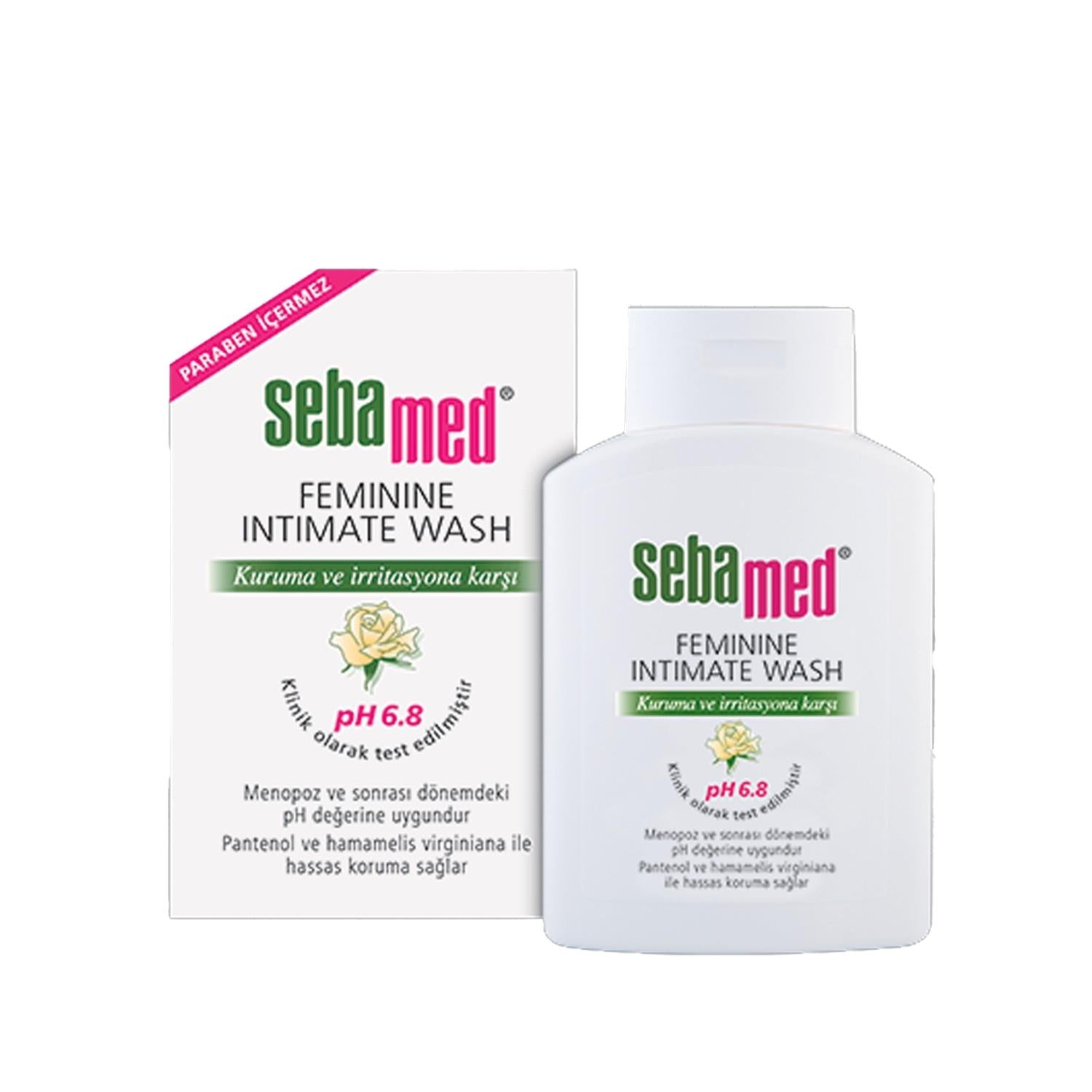 Sebamed Menopause Intimate Wash pH 6.8 - Gentle, pH-Balanced Cleansing for Sensitive Intimate Areas - 6.76 fl oz