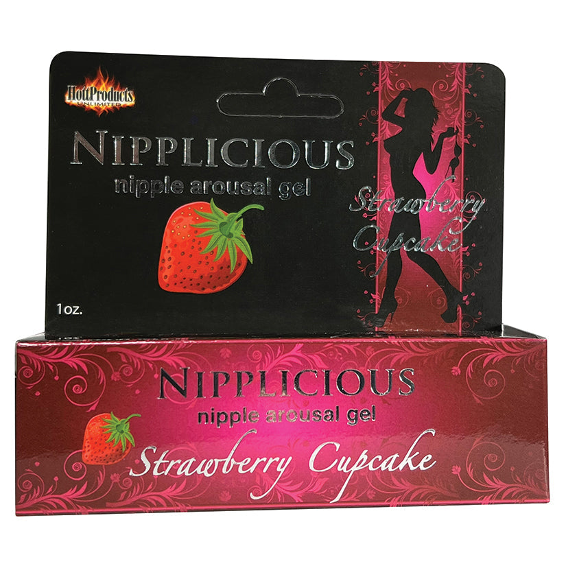 Love Spark Cove | Intimate Apparel, Pleasure Shop & Free Shipping Nipplicious Arousal Gel-Strawberry 1oz — main product shot