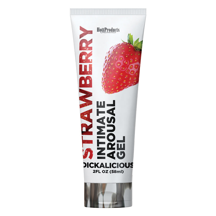 Love Spark Cove | Intimate Apparel, Pleasure Shop & Free Shipping Dickalicious Gel-Strawberry 2oz — main product shot
