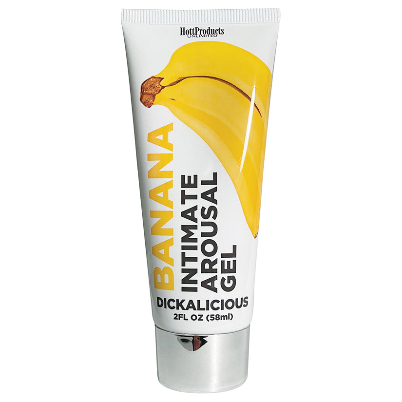 Love Spark Cove | Intimate Apparel, Pleasure Shop & Free Shipping Dickalicious Gel-Banana 2oz — main product shot