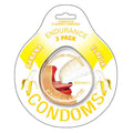 Love Spark Cove | Intimate Apparel, Pleasure Shop & Free Shipping Endurance Condoms-Banana 3pk — main product shot