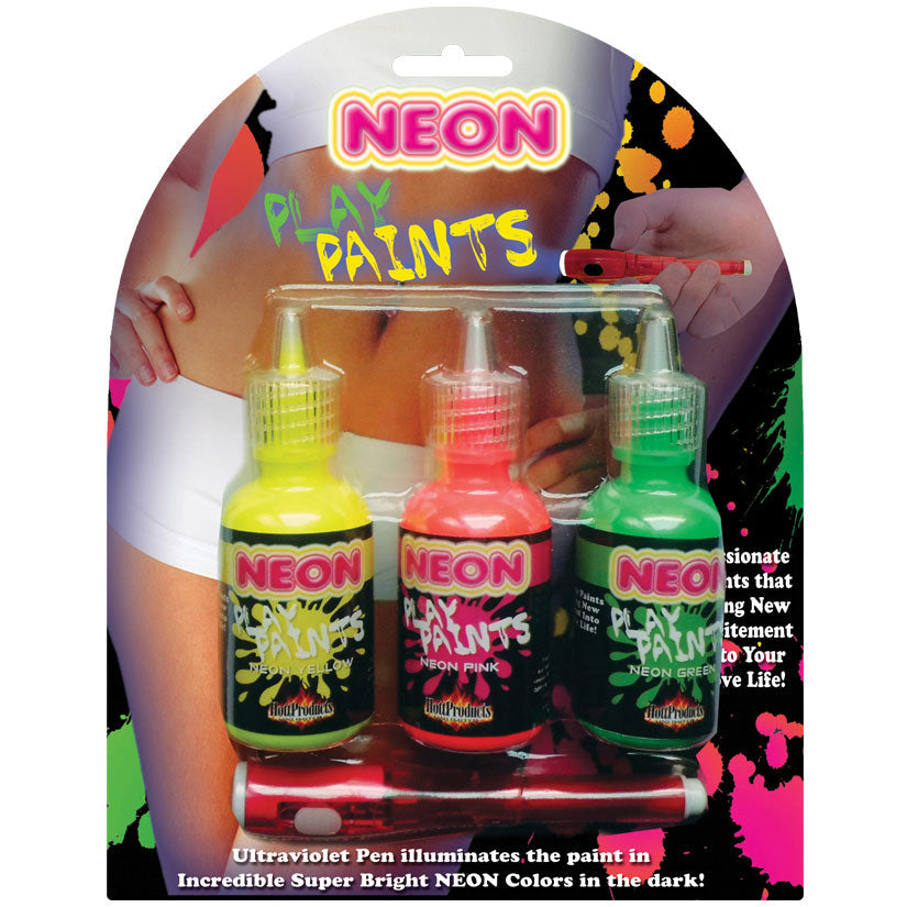 Love Spark Cove | Intimate Apparel, Pleasure Shop & Free Shipping Neon Body Paints 3pk — main product shot