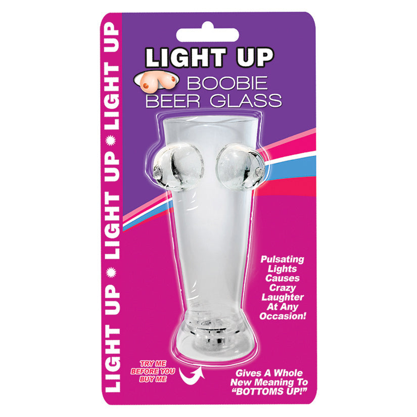 Love Spark Cove | Intimate Apparel, Pleasure Shop & Free Shipping Light Up Boobie Beer Glass — main product shot