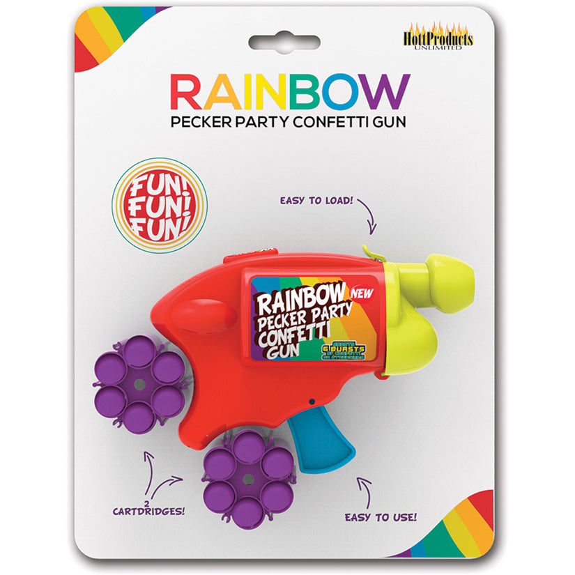 Love Spark Cove | Intimate Apparel, Pleasure Shop & Free Shipping Rainbow Pecker Confetti Gun — main product shot