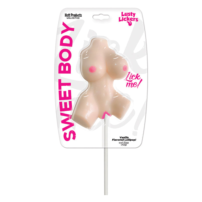 Love Spark Cove | Intimate Apparel, Pleasure Shop & Free Shipping Lusty Lickers Female Torso Pop-Vanilla — main product shot