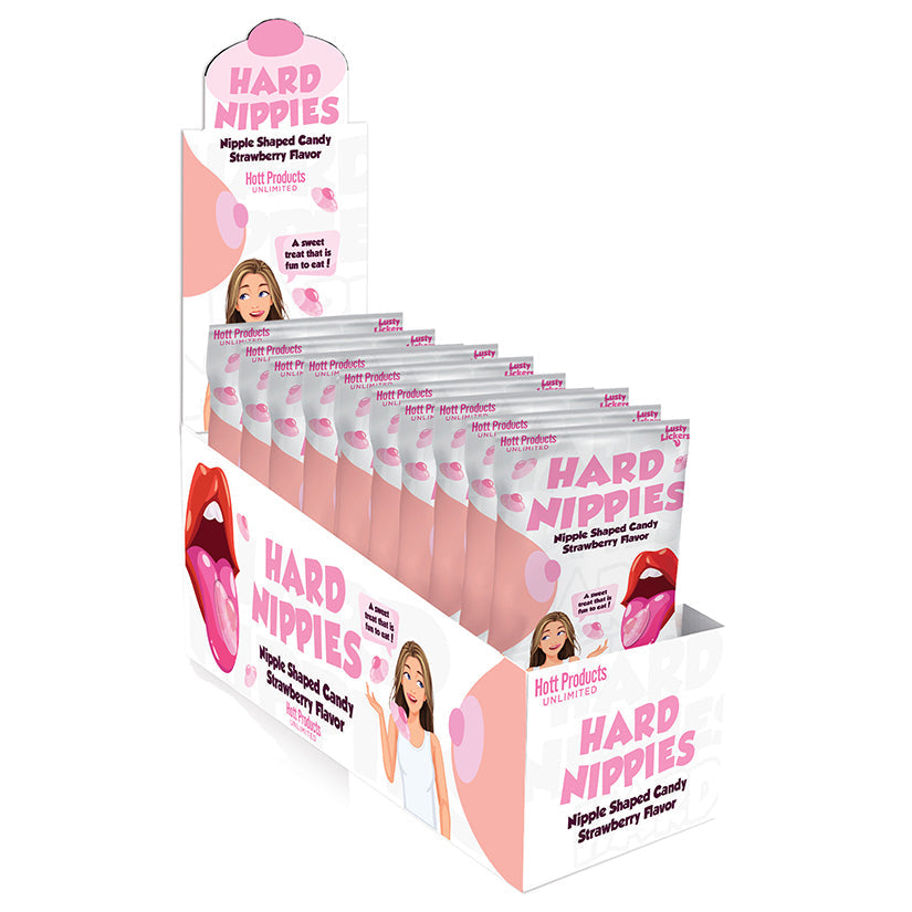 Love Spark Cove | Intimate Apparel, Pleasure Shop & Free Shipping Hard Nippies Nipple Shaped Candy Display of 12 — main produ
