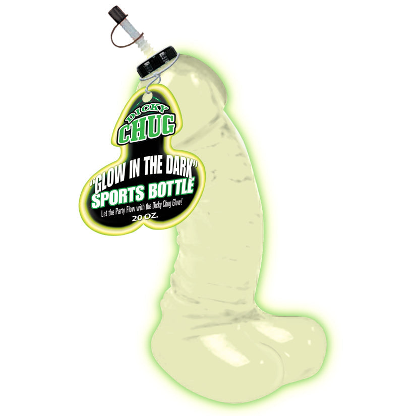 Love Spark Cove | Intimate Apparel, Pleasure Shop & Free Shipping Dicky Chug Sports Bottle-Glow in the Dark — main product sh