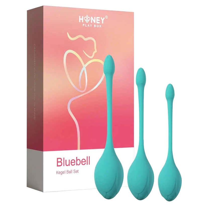 Love Spark Cove | Intimate Apparel, Pleasure Shop & Free Shipping Honey Play Box Bluebell Floral Kegel Ball Exercise Set — ma