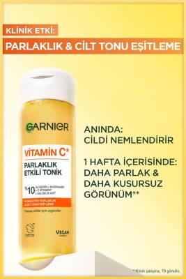 Garnier Vitamin C Brightening Toner - Achieve Glowing, Even Skin Tone - Refreshing Facial Treatment, All Skin Types - 120ml