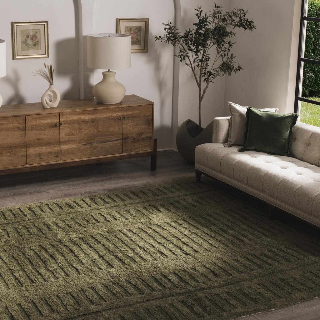 Washable Wool Rug - Green - Clearance – Boutique Rugs, view 2