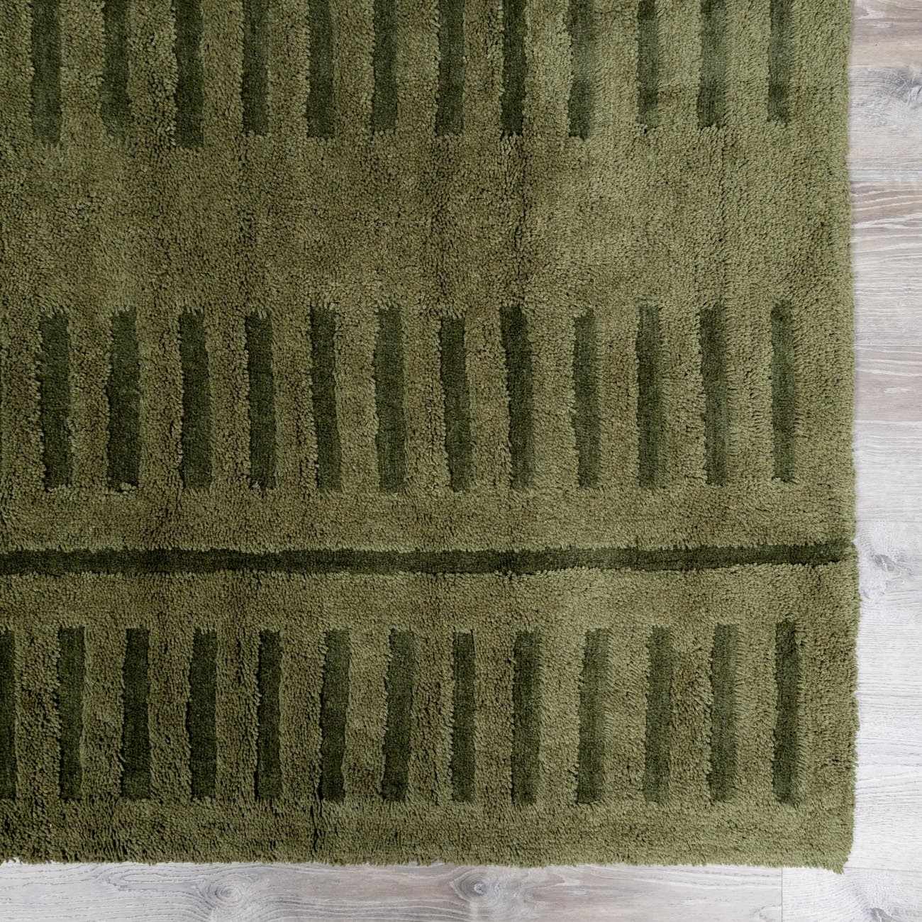 Washable Wool Rug - Green - Clearance – Boutique Rugs, view 8