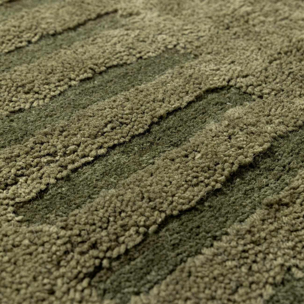 Washable Wool Rug - Green - Clearance – Boutique Rugs, view 13