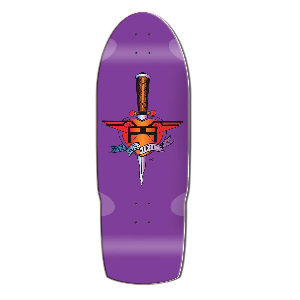 SMA Heart Attack Limited Edition Skateboard Deck - 10.5″ Purple Dip by Skates USA