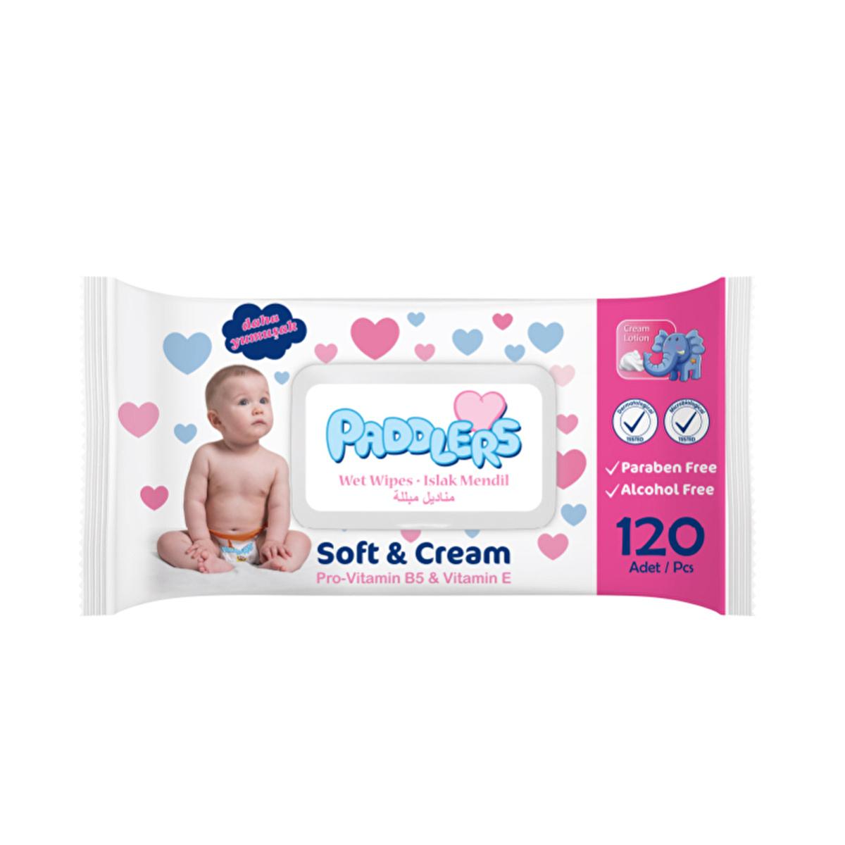 Paddlers Baby Wet Wipes - Soft, Gentle, and Convenient Hygiene for Infants - 120 Packs of 12