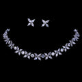 Envy NYC Envy NYC Stunning Crystal Necklace and Earrings Jewelry Set — main product shot