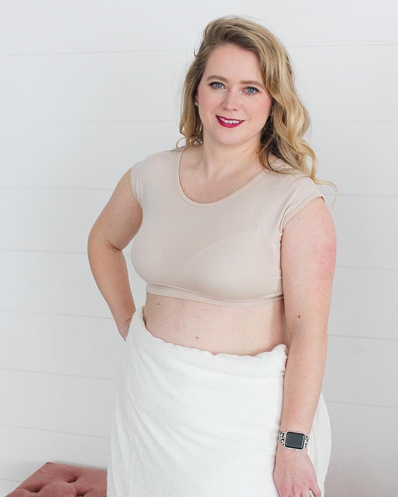 HALFTEE Layering Fashions Classic Basic Cap Sleeve — feature highlight