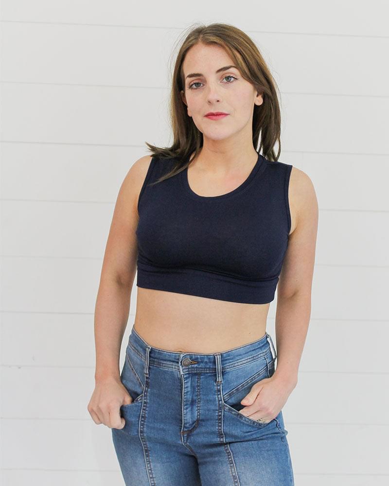 HALFTEE Layering Fashions Crew Neck Tank Halftee — detail shot 10