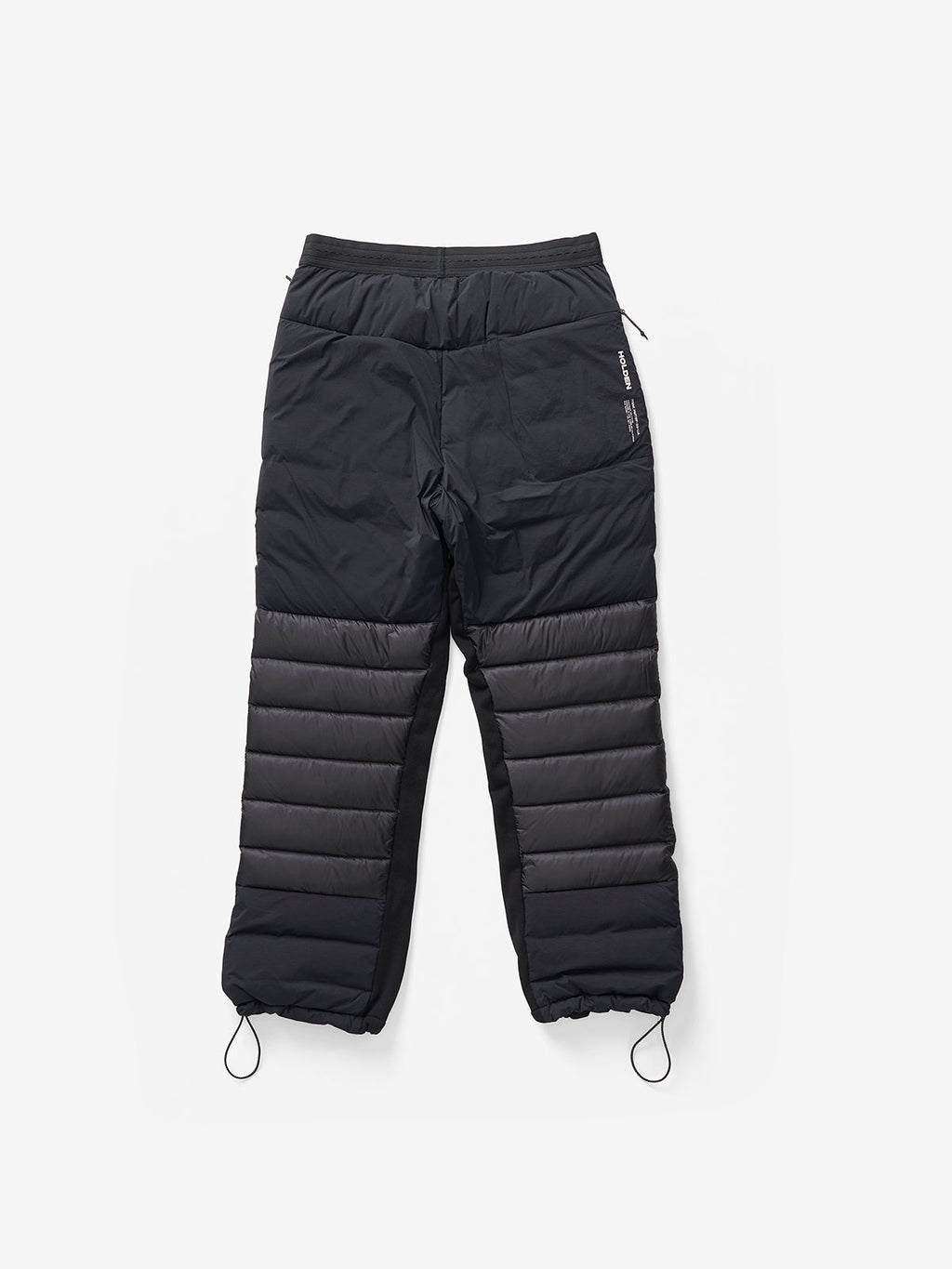 Holden Outerwear Holden Outerwear Hybrid Down Sweatpant - Black — back view