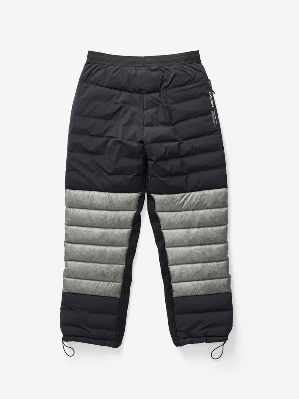 Holden Outerwear Hybrid Down Sweatpant - Slate Gray — back view