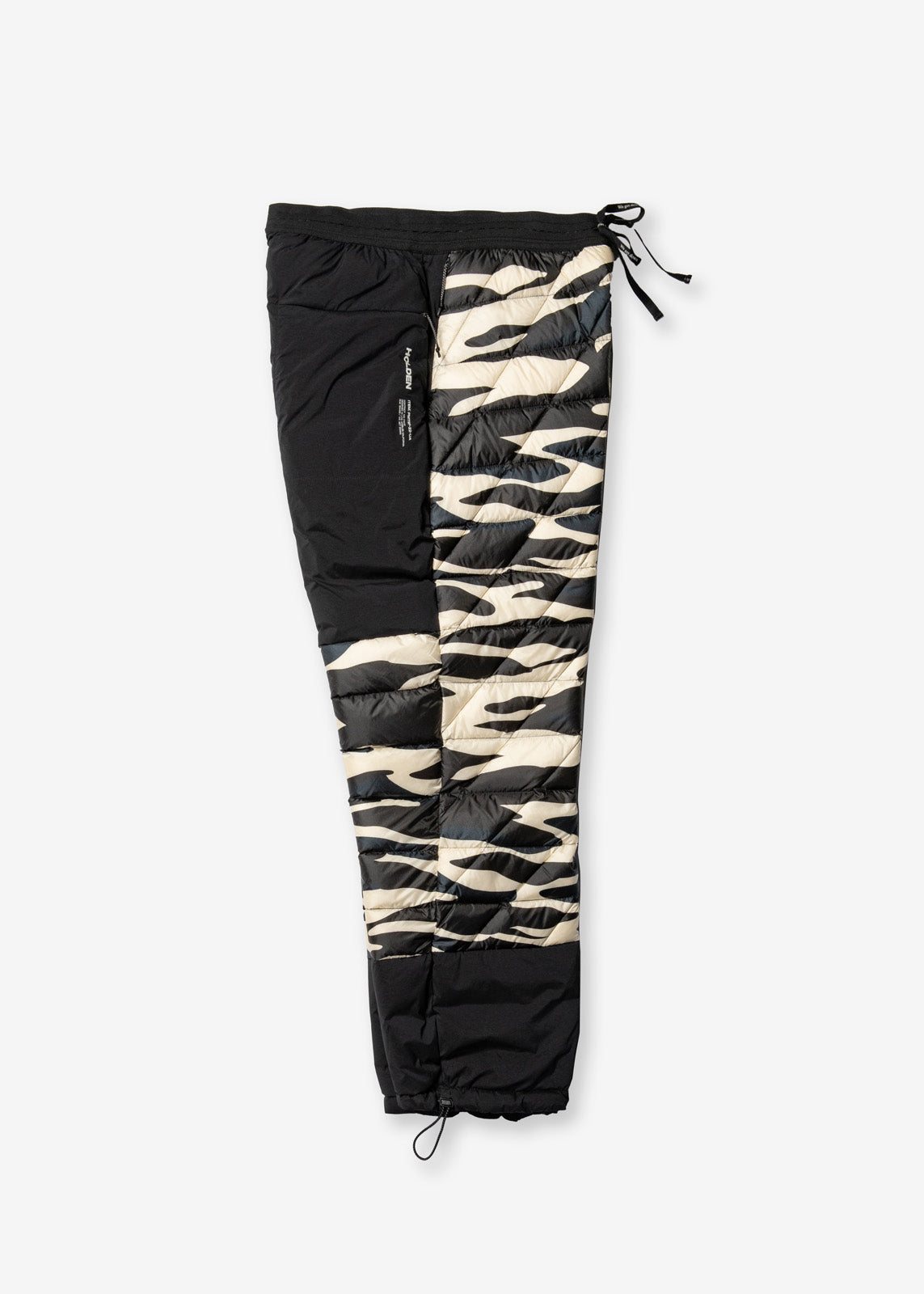 Holden Outerwear Hybrid Down Sweatpant - Zebra — back view